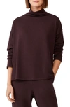 Eileen Fisher Funnel Neck Top In Casis