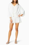 Ramy Brook Katana Coverup Mini Dress In White