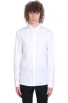 Sapio Cotton Poplin Shirt In White