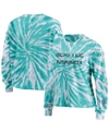 Wear By Erin Andrews Women's Light Blue Seattle Kraken Tie-dye Long Sleeve T-shirt In Light Blue