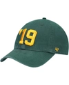 47 Brand Men's Green Green Bay Packers Clean Up Legacy Adjustable Hat In Green