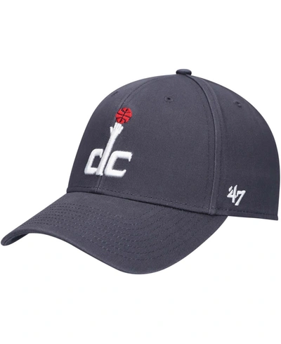 47 Brand Men's Charcoal Washington Wizards Legend Mvp Adjustable Hat