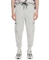 Elevenparis Men's Fleece Cargo Joggers In Gray