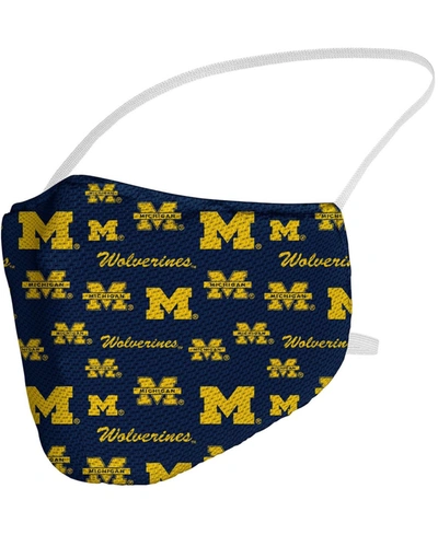 Fanatics Multi Adult Michigan Wolverines All Over Logo Face Covering