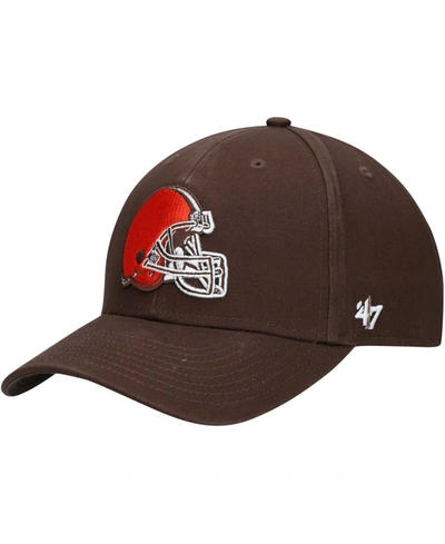 47 Brand Men's Brown Cleveland Browns Legend Mvp Adjustable Hat
