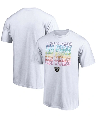 Fanatics Men's White Las Vegas Raiders City Pride T-shirt