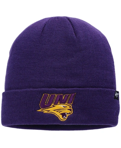 47 Brand Men's Purple Northern Iowa Panthers Raised Cuffed Knit Hat