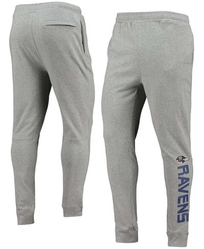 Msx By Michael Strahan Men's Heathered Gray Baltimore Ravens Jogger Pants