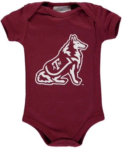 Two Feet Ahead Babies' Infant Boys And Girls Maroon Texas A&m Aggies Big Logo Bodysuit