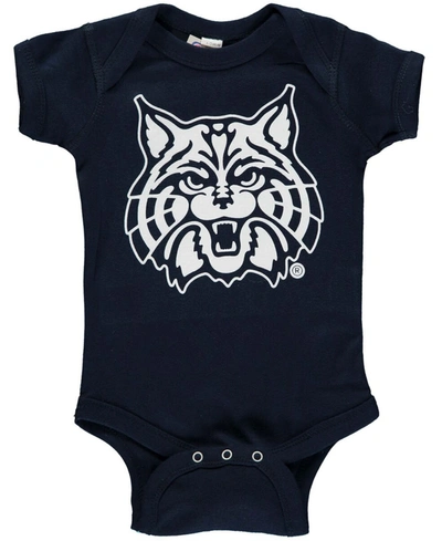 Two Feet Ahead Infant Boys And Girls Navy Arizona Wildcats Big Logo Bodysuit
