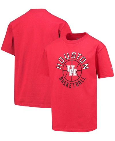 Champion Youth Red Houston Cougars Basketball T-shirt