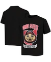 Champion Youth Black Ohio State Buckeyes Strong Mascot T-shirt In Black