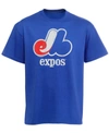 SOFT AS A GRAPE MONTREAL EXPOS BIG BOYS AND GIRLS COOPERSTOWN T-SHIRT