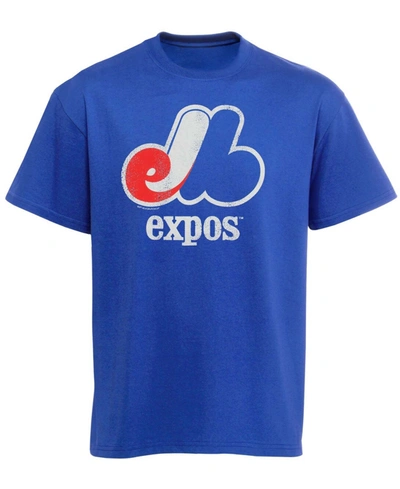 Soft As A Grape Montreal Expos Youth Cooperstown T-shirt - Royal Blue