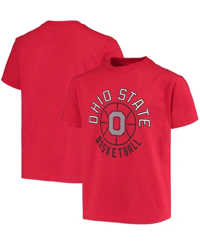 Champion Youth Scarlet Ohio State Buckeyes Basketball T-shirt