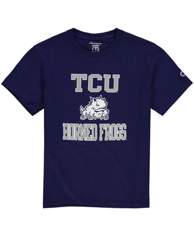 Champion Youth Purple Tcu Horned Frogs Circling Team Jersey T-shirt