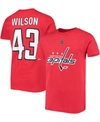 OUTERSTUFF BIG BOYS AND GIRLS TOM WILSON RED WASHINGTON CAPITALS PLAYER NAME AND NUMBER T-SHIRT