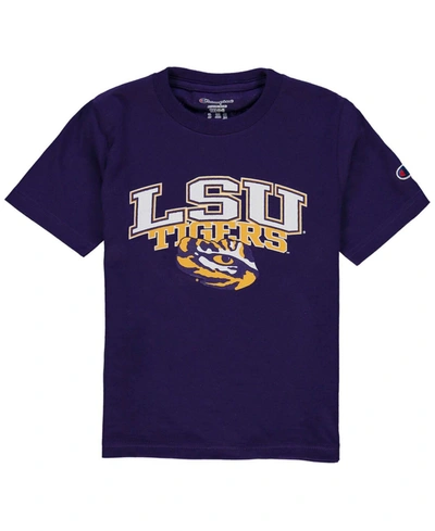 Champion Youth Boys  Purple Lsu Tigers Jersey T-shirt