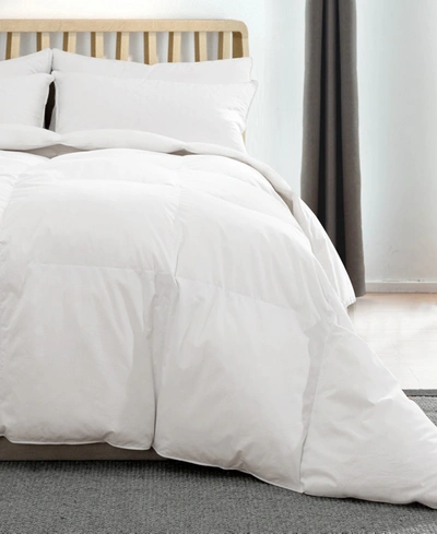 Unikome Year Round Down Fiber Comforter, King In White