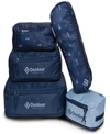 Outdoor Products Expandable Travel Cubes, Set Of 5 In Blue