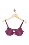 Warner's No Side Effects Underwire Bra In Amaranth
