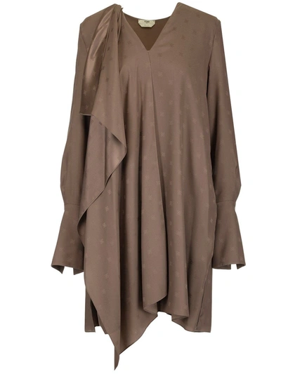 Fendi Women's Grey Other Materials Dress