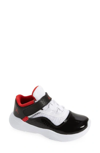 Nike Kids' Air Jordan 11 Cmft Low Sneaker In White/ Red/ Black