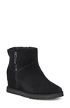 Ugg Classic Femme Mini Wedge Bootie In Black Suede