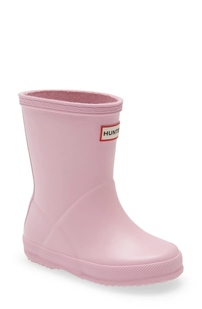 Hunter Kids' First Classic Waterproof Rain Boot In Foxglove