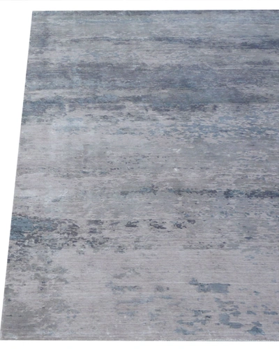 Exquisite Rugs Edgartown Hand-loomed Rug, 9' X 12' In Light Gray/blue