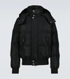 Alexander Mcqueen Men's Graffiti Logo Hooded Down Puffer Jacket In Black