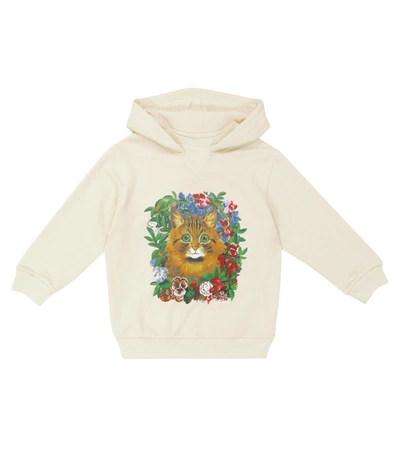 Gucci Kids' 印花棉质帽衫 In White/multicolor