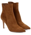 GIANVITO ROSSI LEVY 85 SUEDE ANKLE BOOTS,P00633870