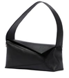 LOEWE PUZZLE SLOUCHY LEATHER SHOULDER BAG,P00636976