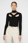 Pre-spring 2022 Ready-to-wear Charlee Wool Turtleneck In Black