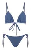 Lido Women's Venti Stretch Triangle Bikini In Blue