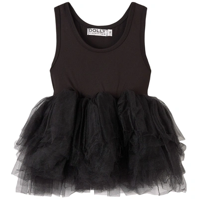 Dolly By Le Petit Tom Kids' Vintage Leotard Black