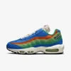 Nike Air Max 95 Se "running Club Photo Blue" Sneakers In Light Photo Blue,roma Green,mean Green,black