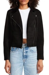 Bb Dakota By Steve Madden Not Your Baby Faux Suede Jacket In Black