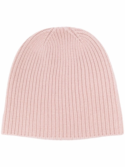 Odeeh Rib-knit Beanie Hat In Pink