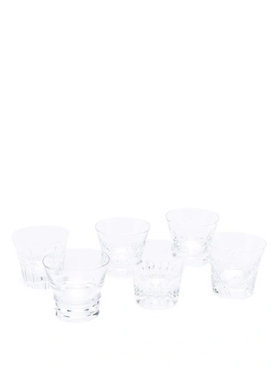 Baccarat Everyday Crystal Tumbler Set Of 6 In White