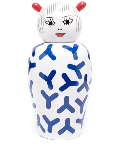 Seletti Canopie Zoe Vase In White