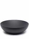 Alessi Nocolor Double Resin-coated Steel Bowl 25cm In Black