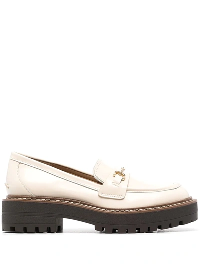 Sam Edelman Laurs Lug Sole Loafer Modern Ivory 8.5 In Modern Ivory