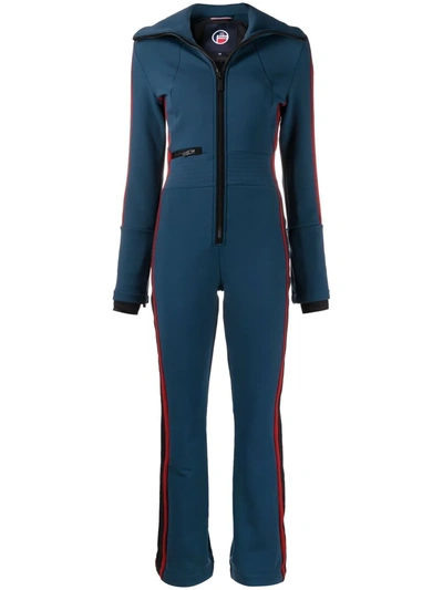 Fusalp Maria Longsleeved Zip-up Ski Suit In Blau