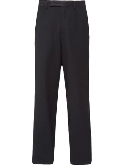 Prada Straight-leg Tailored Trousers In Black