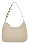 House Of Want Newbie Vegan Leather Shoulder Bag In Winter White
