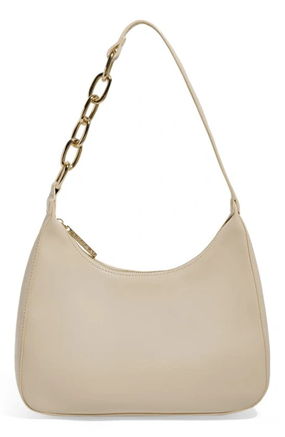 House Of Want Newbie Vegan Leather Shoulder Bag In Winter White