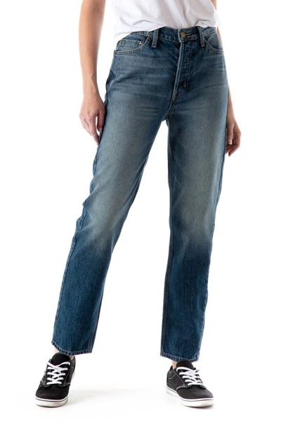 Modern American Jackson High Waist Straight Leg Jeans In Blue