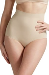 Commando High-waist Control Thong In Beige